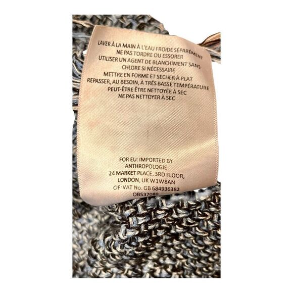 Anthropologie HOLDING HORSES Textured Blue Fringe Mini Dress size small - Picture 8 of 8